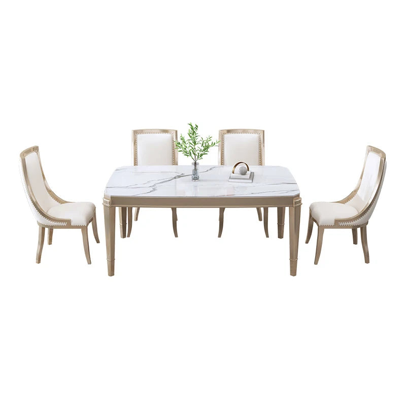 Table Dining Kitcjen Dinning Tables Sets Small Furniture Home Light Luxury Room Set Restaurant Patio Furniture Kitchen Chairs