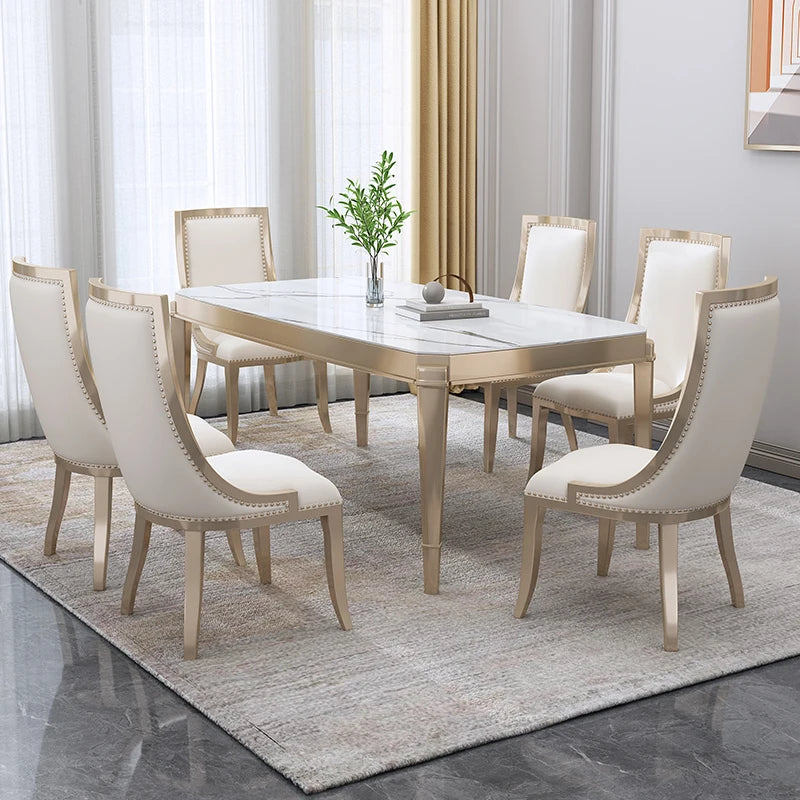 Table Dining Kitcjen Dinning Tables Sets Small Furniture Home Light Luxury Room Set Restaurant Patio Furniture Kitchen Chairs