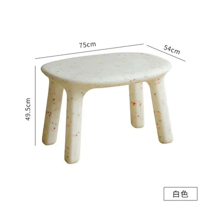 Plastic Study Table and Chairs Set for Kids Table Chair Stool Kindergarten Plastic Children Strong Durable Tables Furniture