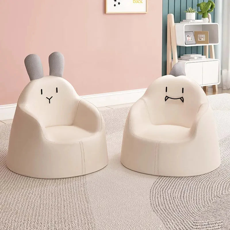 Mini sofá de dibujos animados para niños coreanos, bonito asiento para bebé, extraíble, lavable, pequeño, suave y cómodo