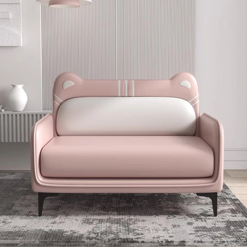 Canapés pour enfants simples et modernes, accessoires pour enfants, chaise, pouf, chambre d'enfant, lit, fauteuil, dessin animé, meubles de maison