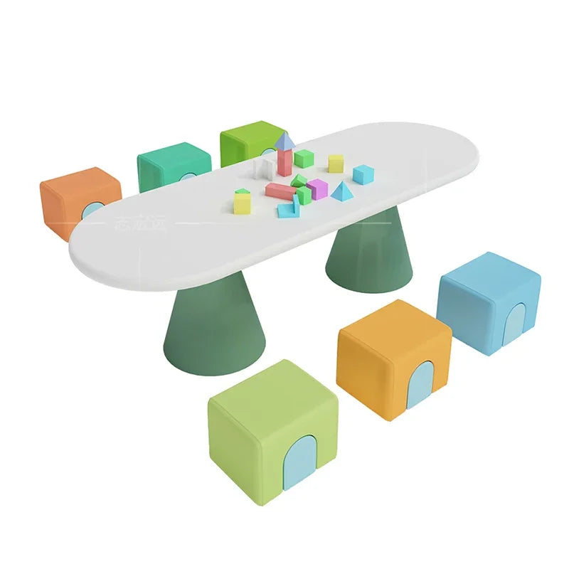 Petit bureau Table d'étude Ensemble pour enfants Tables d'école Meubles Fournitures Chaise pour enfants Enfants Mesinha Infantil Chambre Étudiant