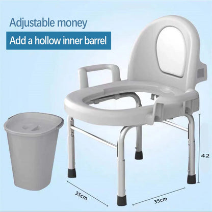 Portable Toilet Chair Sitting Stool Chair Elderly Pregnant Children Portable Squat Toilet Room Bedside Toilet Seat Non-slip