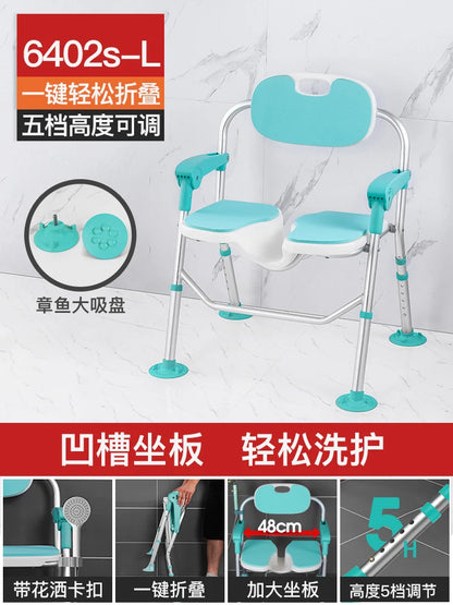 Minder Bench Bathroom Chair Vanity Children Shower Toilet Stool Designer Disabled Space Saving Taburete Plegable Salon Furniture