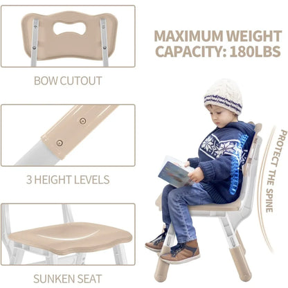 Ensemble table et chaises pour tout-petits pour 4 personnes, 47,2 po L x 23,6 po l Ensemble table et chaises d'étude pour enfants, hauteur réglable, bureau Graffiti