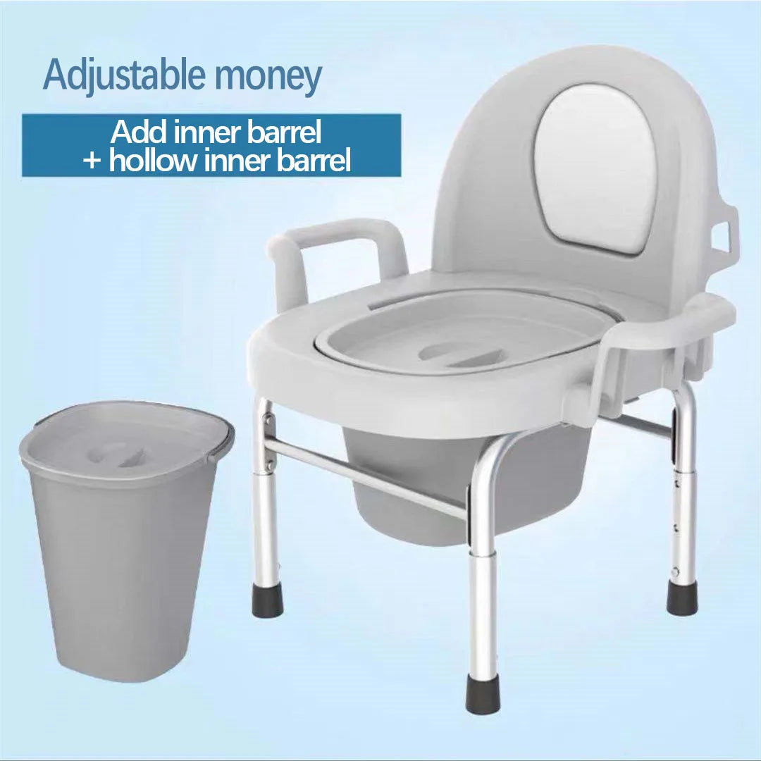 Portable Toilet Chair Sitting Stool Chair Elderly Pregnant Children Portable Squat Toilet Room Bedside Toilet Seat Non-slip