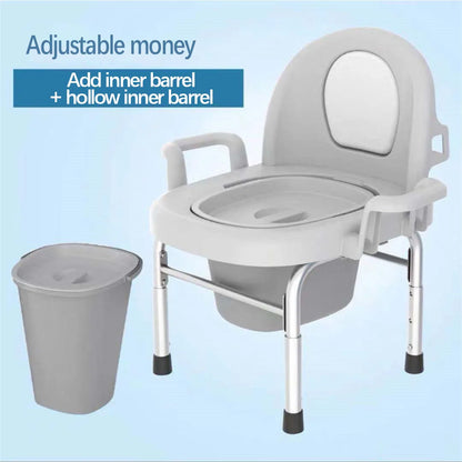 Portable Toilet Chair Sitting Stool Chair Elderly Pregnant Children Portable Squat Toilet Room Bedside Toilet Seat Non-slip