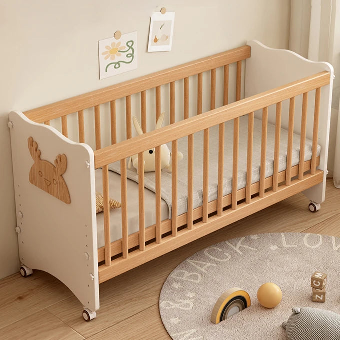 Cama de lujo para niños, artículos para bebés recién nacidos, cochecitos ligeros para niñas, madres y niños, muebles mecedores de madera para niños