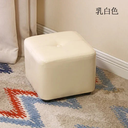 Nordic Makeup Stool Covers Square Dollhouse Low Small Kids Stool Vanity Chair Living Room Meuble De Salon Muebles Home Furniture