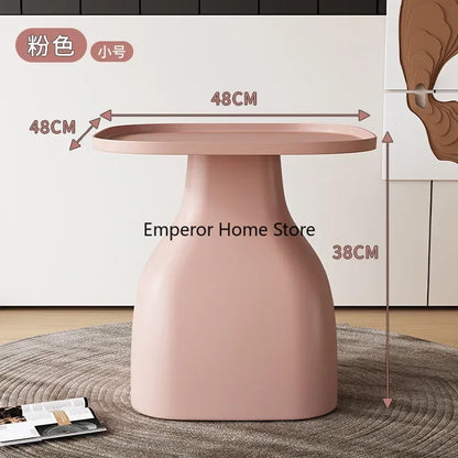 Round Stool Children Plastic Shoe Changing Coffee Table Low Stool Dresser Chair Hourglass Shaped Entrance Hall Furniture 발받침