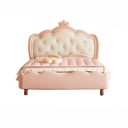 Bonita y moderna cama doble para niñas, elegante y de lujo, estilo princesa, para niños, loft, villa, muebles de dormitorio para niños