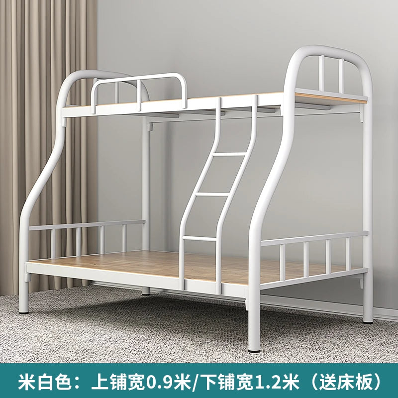 Litera superior e inferior con estructura de hierro, cama gruesa, cama para niños y madres, muebles de dormitorio Litera Cama Beliche