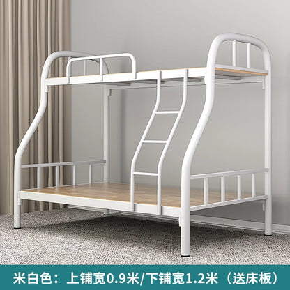 Litera superior e inferior con estructura de hierro, cama gruesa, cama para niños y madres, muebles de dormitorio Litera Cama Beliche