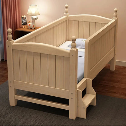 Sleeping Bedside Kids Bed Girls Single Holder Play Platform Children Beds Toddler Boy Luxury Lozko Dla Dziecka Baby Furniture