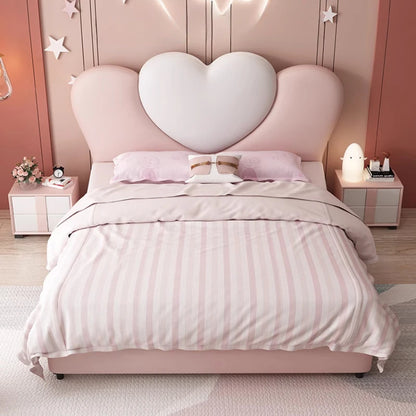 Lit pour enfants princesse rose moderne mignon Queen Size lits pour enfants Comferter luxe Cama Infantil meubles maison