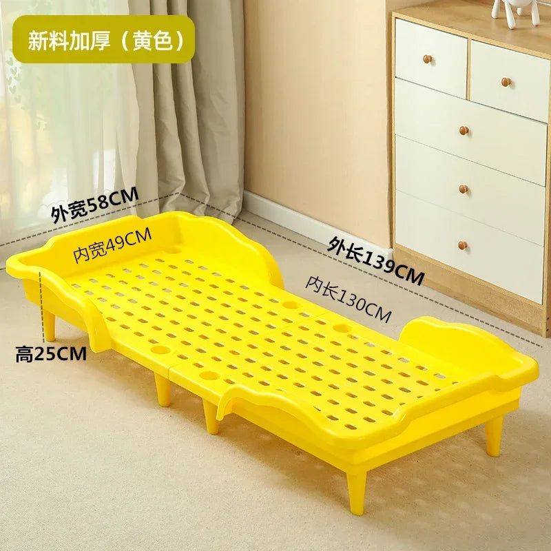 Splicable Folding kids bed furniture Portable baby furniture Kindergarten Children's lunch break bed Home Stackable toddler bed