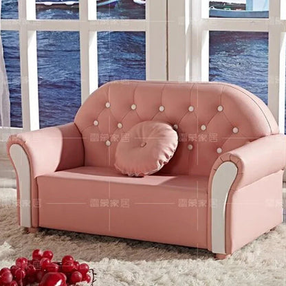 Luxurious Couch Armchairs Child Sofa House Kids Children Reading Bed Room Design Baby Chairs Canape Enfants Furniture Puff JGY