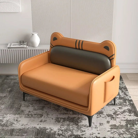 Simple Modern Children's Sofas Accessories Kid Chair Pouf Kids Room Bed Fauteuille Enfant Cartoon Armchairs Home Furniture