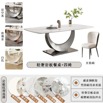 Modern Kitchen Table Home Furniture Individual Dining Tables Garden Sets Coffee Dinning Luxury Restaurant Table A Manger Room