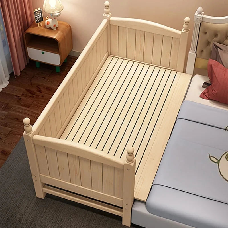 Sleeping Bedside Kids Bed Girls Single Holder Play Platform Children Beds Toddler Boy Luxury Lozko Dla Dziecka Baby Furniture