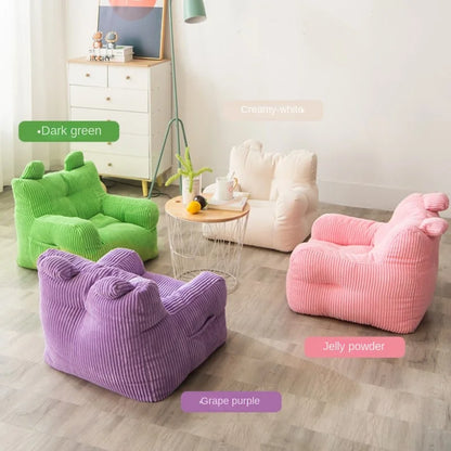 Warming Bean Pack Cute Children Lazy Sofa Casual Fabric Single Reading Corner Mini Leisure Chair Baby Seat Hot Sale Dropshipping