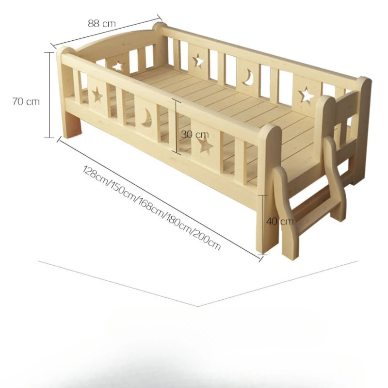 Toddler Furniture Berceau‌ Baby Child Lіko Beds Bed Children 6 Years Ahead Girl Kids Wooden Cribs Cama Infantil Juvenile Family