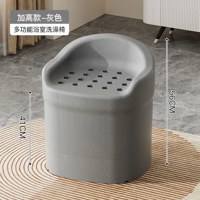 Nordic Low Bathroom Chair Beach Barber Shower Vanity Children Step Small Sauna Makeup Stool Designer Cabeceros Salon Furniture