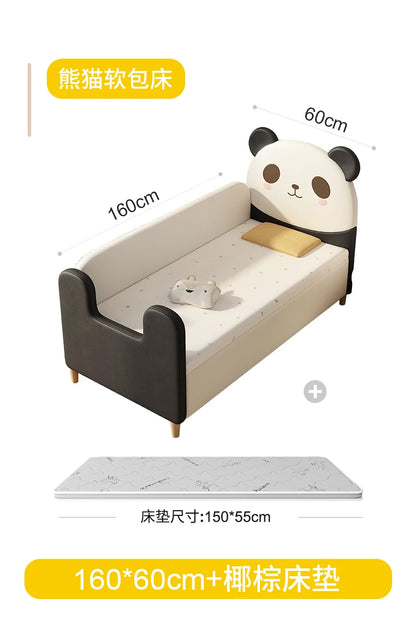 Nordic Modern Girls Childrens Bed Frame Mattress Cute Luxury Princess Kids Bed Comferter White Cama Infantil Furniture Home