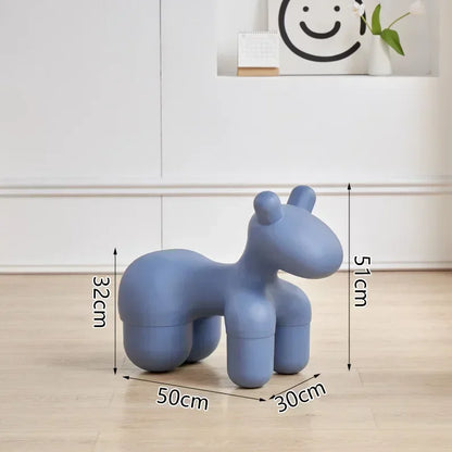 Simple Leisure Chair Animal Seat Creative Living Room Stool Pony Chair Living Room Creative Children Adult Chair Personalized