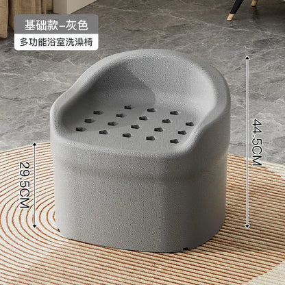 Nordic Low Bathroom Chair Beach Barber Shower Vanity Children Step Small Sauna Makeup Stool Designer Cabeceros Salon Furniture