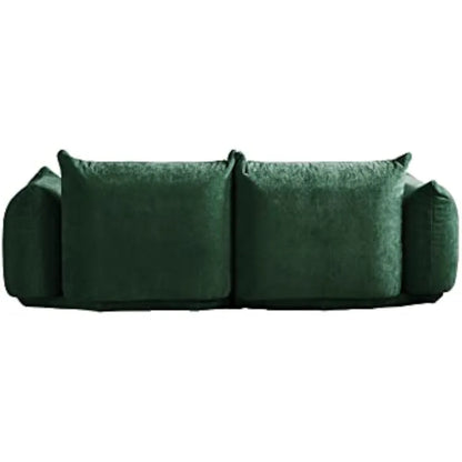 Modular Sectional Sofa,77.16inch Minimalist Sofa Couch,Convertible Couch, Lovesofa Chenilleyarn 2 Seat Modern Living Room Sofa