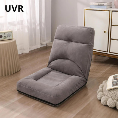 UVR Tatami Chaise de canapé simple pour personne paresseuse Chaise de dossier de loisirs pliante Chaise de canapé de balcon de chambre Chaise de bureau réglable