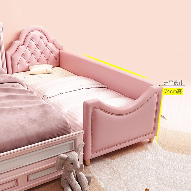 Princess Bed Covers Full Set Kids Organizer Castle Modern Luxury Bed Fashion Mattresses Lit Enfants Filles Bedroom Furniture