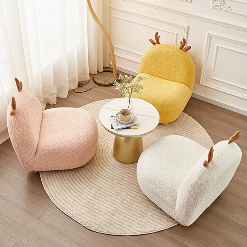 Canapé moderne pour enfants, canapé pour filles, emballage sous vide, fauteuil de lecture pour enfants à partir de 6 ans, chaise pour tout-petits, lit de maison 2 pouces