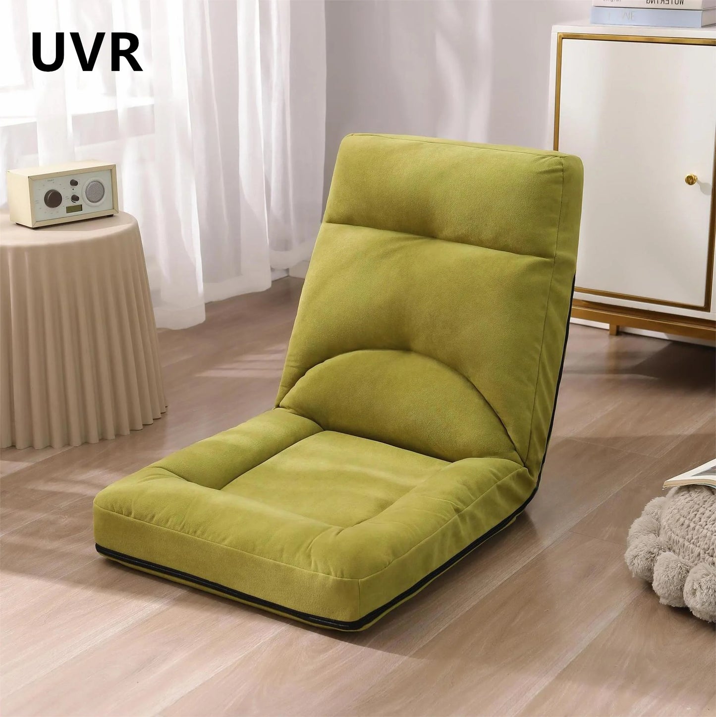 UVR Tatami Chaise de canapé simple pour personne paresseuse Chaise de dossier de loisirs pliante Chaise de canapé de balcon de chambre Chaise de bureau réglable