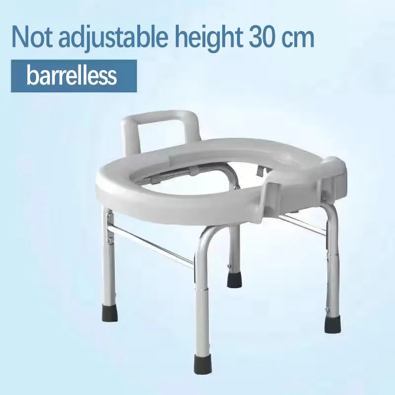 Silla de baño portátil, taburete para sentarse, silla para ancianos, embarazadas, niños, inodoro portátil en cuclillas, asiento de inodoro junto a la cama, antideslizante