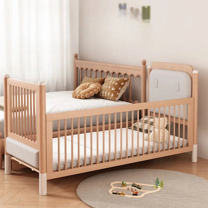 Luxury Kids Bed Child Hut Lіko Baby Things Handrail Safety Children Bassinets Newborn Children's Family Cama Infantil 10 Years