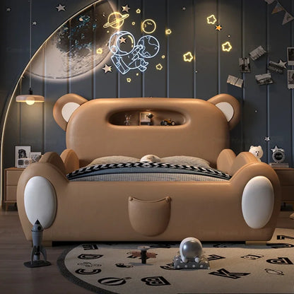 Toddler Boys Kids Double Bed Modern Luxury Princess Girls Loft Children Beds Queen Mattress Camas De Dormitorio Home Furniture