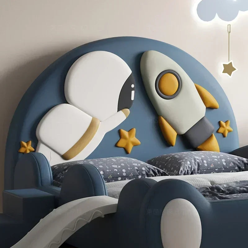 Cadre de lit pour enfants de luxe unique et moderne, têtes de lit mezzanine, meubles de chambre à coucher pour enfants Cama De Casal