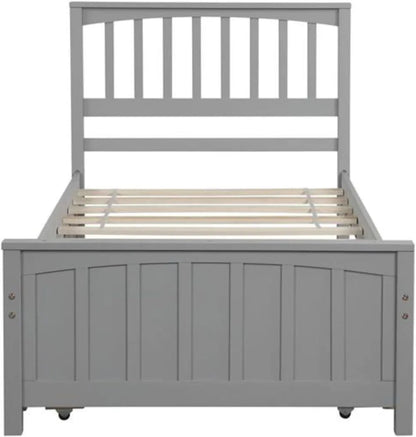 Cama nido para niños con plataforma, doble, estructura de madera, adecuada para niños, adolescentes y adultos