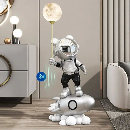 Adornos de escultura de pie con forma de astronauta espacial, decoración de resina para sofá, mueble de TV, muebles para el hogar, regalos