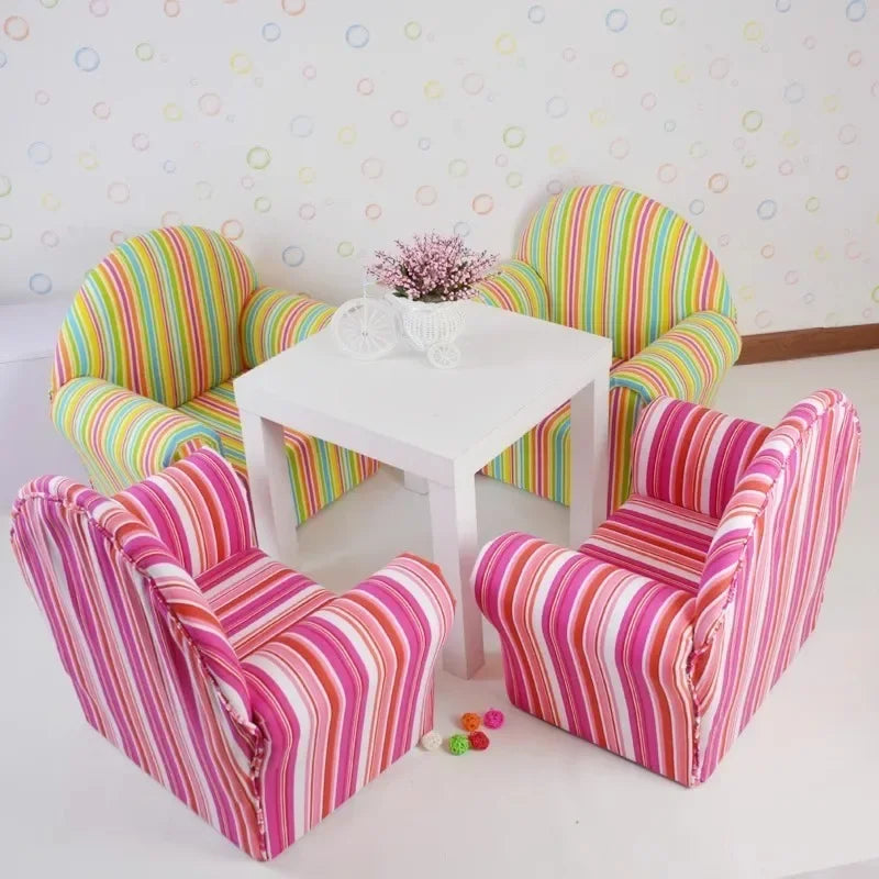 Sofá abierto para niños Mini sofás Sofá infantil Silla de bebé Muebles infantiles Cama infantil Sillas de lectura para niños Habitación