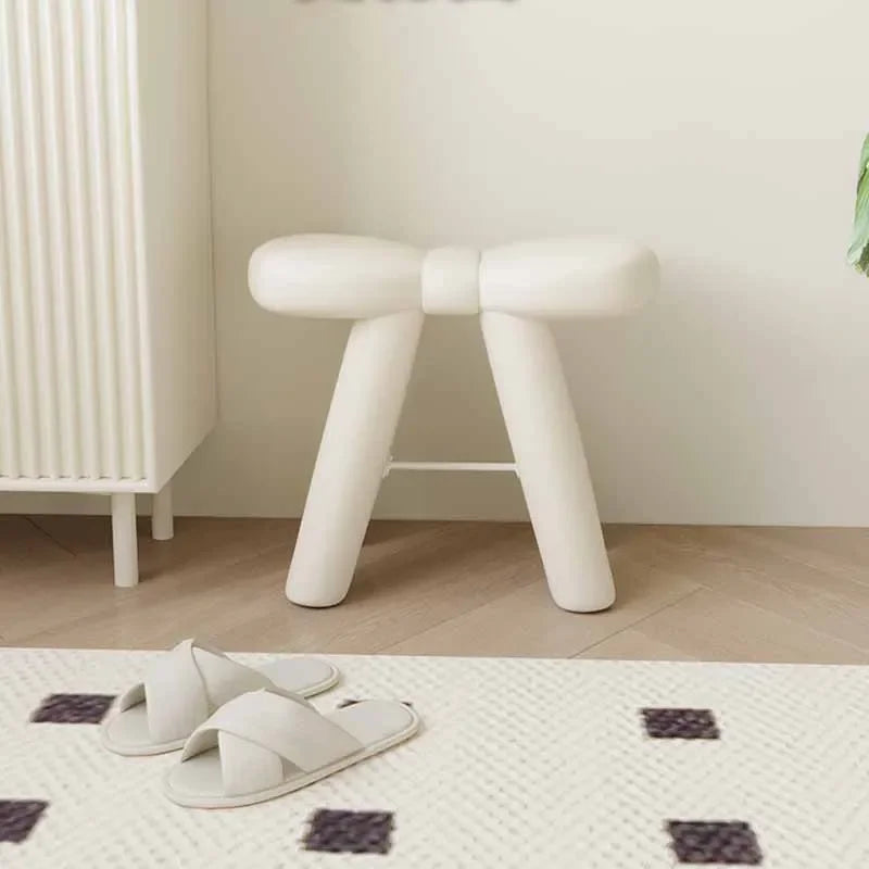 Modern Simple Shoe Changing Ottomans Portable Small Stools Multifunctional Vanity Chair Children Bedroom Living Room Furniture