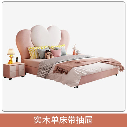 Lit pour enfants princesse rose moderne mignon Queen Size lits pour enfants Comferter luxe Cama Infantil meubles maison