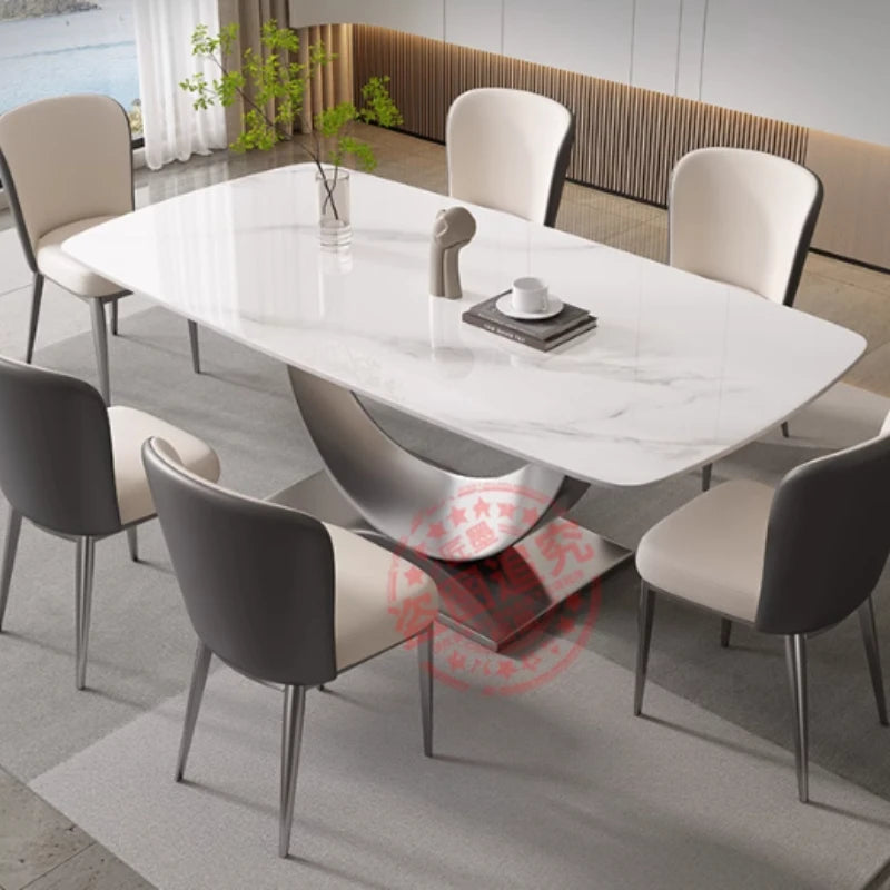 Mesa de cocina moderna Muebles para el hogar Mesas de comedor individuales Juegos de jardín Mesa de café Mesa de restaurante de lujo Una sala de pesebre