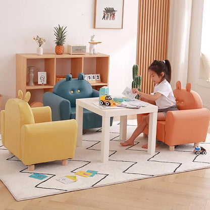 Sofá de lectura para niños, muebles para habitación infantil, sofás para bebés, mini sofás para niños Kawaii, puf infantil plegable, China