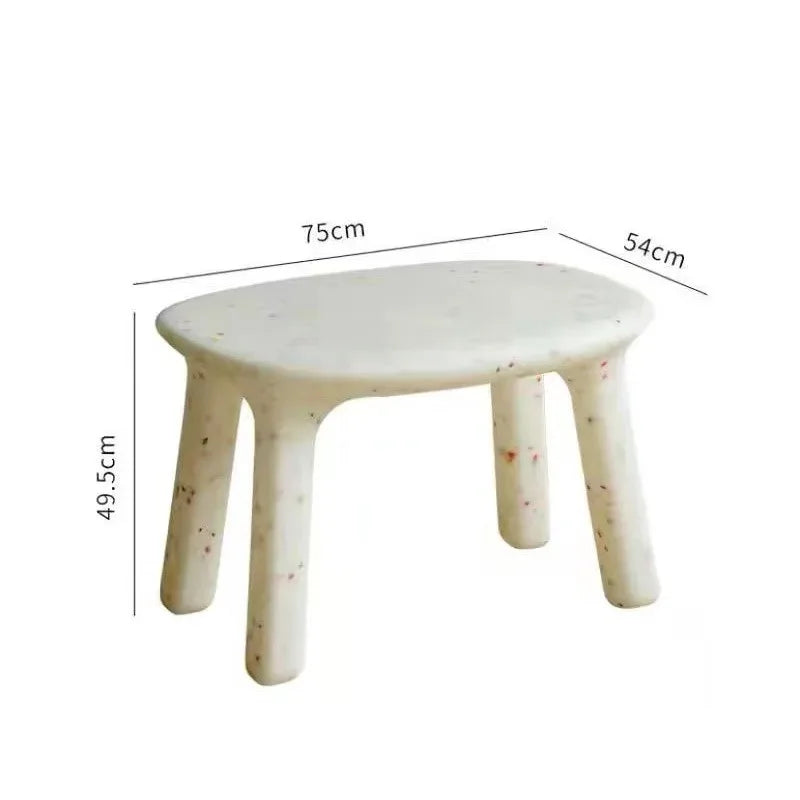 Juego de mesa y sillas de estudio de plástico para niños, mesa, silla, taburete, jardín de infantes, mesas de plástico resistentes y duraderas para niños, muebles