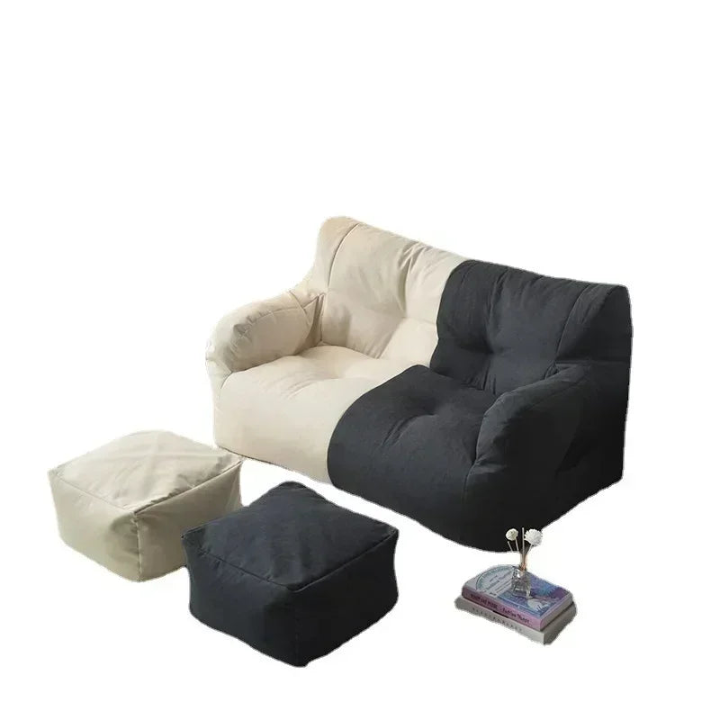 Canapé double inclinable et confortable pour dormir Canapé Lazyboy Canapé confortable Lavable Balcon Chambre Double Sièges