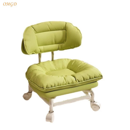 Omgd Tabouret à roulettes universel Petit banc à chaussures pour la maison avec bébé Dieu Enfant avec banc à roulettes Chaise à dossier pour couturière Tabouret