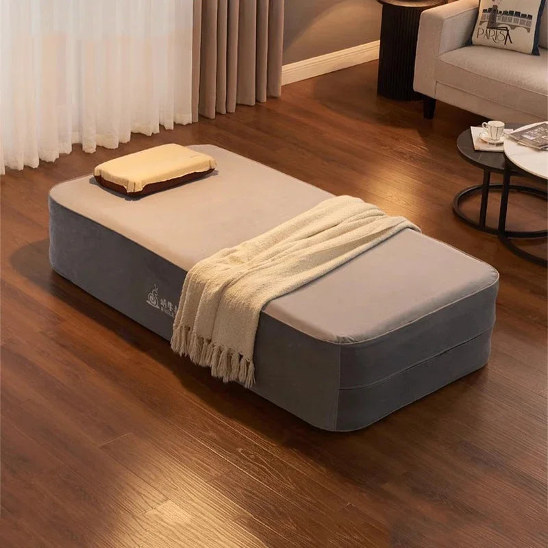 Cama Queen para niños, moderna, individual, de lujo, plegable, portátil, única, para exteriores, asiento inflable, para acampar, muebles para el hogar